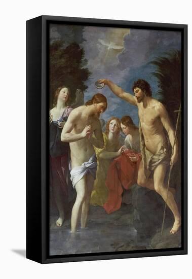 The Baptism of Christ, about 1622/23-Guido Reni-Framed Stretched Canvas