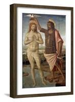 The Baptism of Christ, after 1486-Guidoccio Cozzarelli-Framed Giclee Print