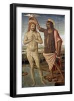 The Baptism of Christ, after 1486-Guidoccio Cozzarelli-Framed Giclee Print