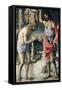 The Baptism of Christ by Lorenzo D'Alessandro of San Severino-null-Framed Stretched Canvas