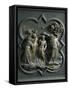 The Baptism of Christ, by Lorenzo Ghiberti-null-Framed Stretched Canvas