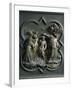 The Baptism of Christ, by Lorenzo Ghiberti-null-Framed Photographic Print