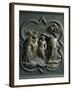 The Baptism of Christ, by Lorenzo Ghiberti-null-Framed Photographic Print