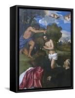 The Baptism of Christ, C.1512-Titian (Tiziano Vecelli)-Framed Stretched Canvas