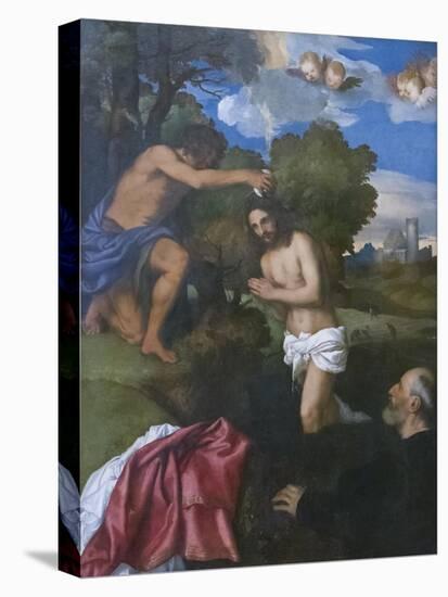 The Baptism of Christ, C.1512-Titian (Tiziano Vecelli)-Stretched Canvas