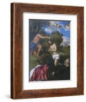 The Baptism of Christ, C.1512-Titian (Tiziano Vecelli)-Framed Giclee Print