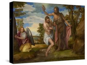 The Baptism of Christ, c.1550-1560-Veronese-Stretched Canvas