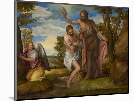 The Baptism of Christ, c.1550-1560-Veronese-Mounted Giclee Print