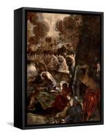The Baptism of Christ, c.1570-Jacopo Robusti Tintoretto-Framed Stretched Canvas