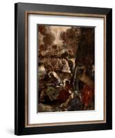 The Baptism of Christ, c.1570-Jacopo Robusti Tintoretto-Framed Giclee Print