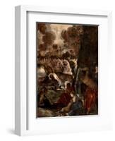 The Baptism of Christ, c.1570-Jacopo Robusti Tintoretto-Framed Giclee Print