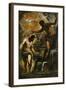 The Baptism of Christ, c.1589-Jacopo Robusti Tintoretto-Framed Giclee Print