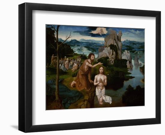 The Baptism of Christ, Ca 1515-Joachim Patinir-Framed Giclee Print