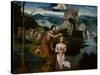 The Baptism of Christ, Ca 1515-Joachim Patinir-Stretched Canvas