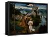 The Baptism of Christ, Ca 1515-Joachim Patinir-Framed Stretched Canvas