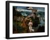 The Baptism of Christ, Ca 1515-Joachim Patinir-Framed Giclee Print