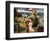 The Baptism of Christ, circa 1515-Joachim Patenir-Framed Giclee Print