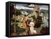 The Baptism of Christ, circa 1515-Joachim Patenir-Framed Stretched Canvas