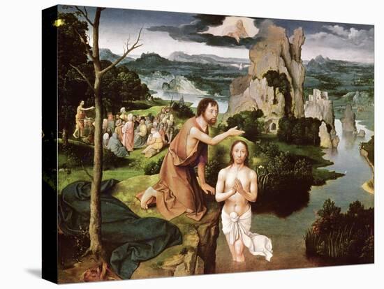 The Baptism of Christ, circa 1515-Joachim Patenir-Stretched Canvas