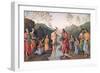 The Baptism of Christ, from the Convent of San Pietro, Perugia, 1496-98-Pietro Perugino-Framed Giclee Print