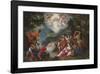 The Baptism of Christ in the River Jordan-Pieter Bruegel the Elder-Framed Premium Giclee Print