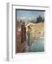 The Baptism of Christ in the Waters of the Jordan, 1917-Frederic Montenard-Framed Giclee Print