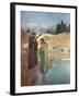 The Baptism of Christ in the Waters of the Jordan, 1917-Frederic Montenard-Framed Giclee Print