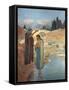 The Baptism of Christ in the Waters of the Jordan, 1917-Frederic Montenard-Framed Stretched Canvas