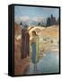 The Baptism of Christ in the Waters of the Jordan, 1917-Frederic Montenard-Framed Stretched Canvas