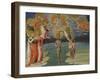 The Baptism of Christ (Predella Pane), 1454-Giovanni di Paolo-Framed Giclee Print