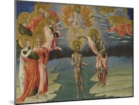 The Baptism of Christ (Predella Pane), 1454-Giovanni di Paolo-Mounted Giclee Print