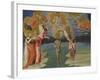 The Baptism of Christ (Predella Pane), 1454-Giovanni di Paolo-Framed Giclee Print