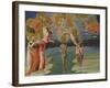 The Baptism of Christ (Predella Pane), 1454-Giovanni di Paolo-Framed Giclee Print