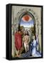 The Baptism of Christ (The Altar of St. John, Middle Pane), Ca 1455-Rogier van der Weyden-Framed Stretched Canvas