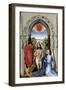 The Baptism of Christ (The Altar of St. John, Middle Pane), Ca 1455-Rogier van der Weyden-Framed Premium Giclee Print