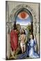 The Baptism of Christ (The Altar of St. John, Middle Pane), Ca 1455-Rogier van der Weyden-Mounted Premium Giclee Print