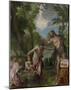 The Baptism of Christ-Paolo Veronese-Mounted Art Print