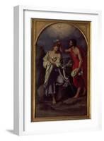 The Baptism of Christ-Alessandro Allori-Framed Giclee Print