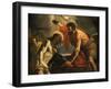 The Baptism of Christ-Mattia Preti-Framed Giclee Print