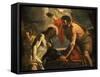 The Baptism of Christ-Mattia Preti-Framed Stretched Canvas