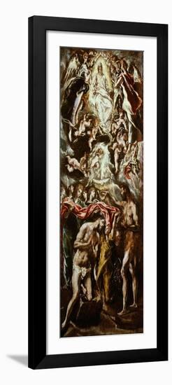 The Baptism of Christ-El Greco-Framed Premium Giclee Print