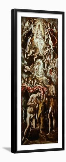 The Baptism of Christ-El Greco-Framed Premium Giclee Print