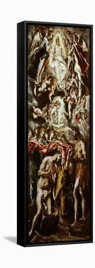 The Baptism of Christ-El Greco-Framed Stretched Canvas