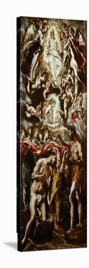 The Baptism of Christ-El Greco-Stretched Canvas