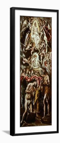 The Baptism of Christ-El Greco-Framed Giclee Print