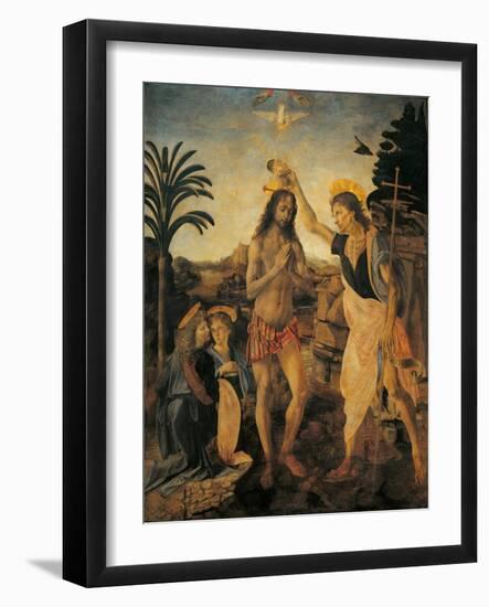 The Baptism of Christ-Andrea Verrocchio-Framed Giclee Print