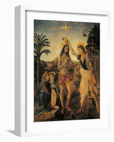 The Baptism of Christ-Andrea Verrocchio-Framed Giclee Print