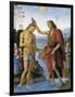 The Baptism of Christ-Pietro Perugino-Framed Art Print