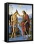 The Baptism of Christ-Pietro Perugino-Framed Stretched Canvas