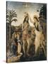 The Baptism of Christ-Andrea del Verrocchio-Stretched Canvas